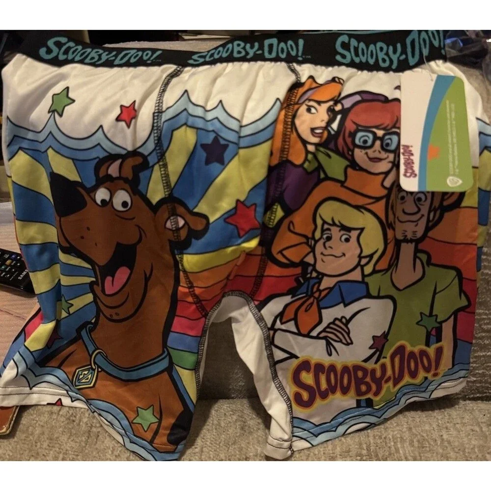 NWT MEN SCOOBY-DOO CHARACTER BOXER BRIEF SIZE M (32/34)